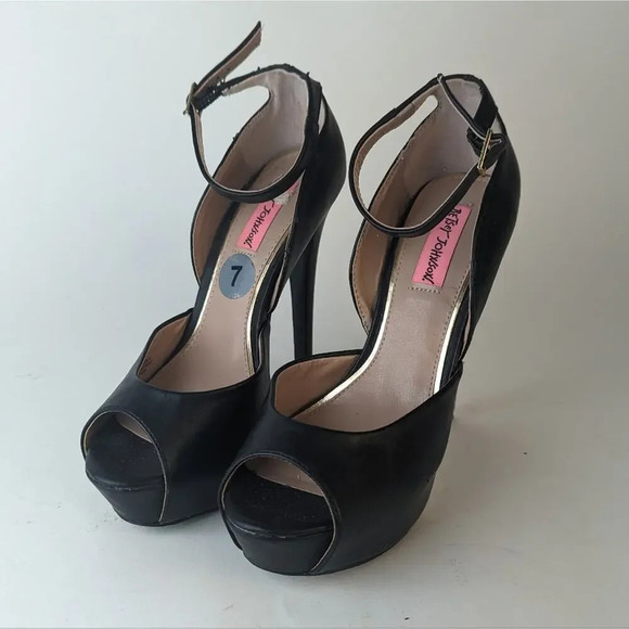 Betsey Johnson Platform Stilleto Heels  / 7 - Picture 6 of 9